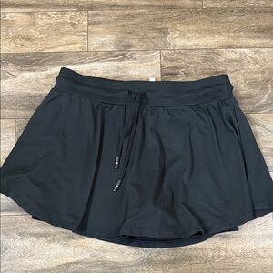 Fabletics Black Women's Athletic Skort with Drawstring